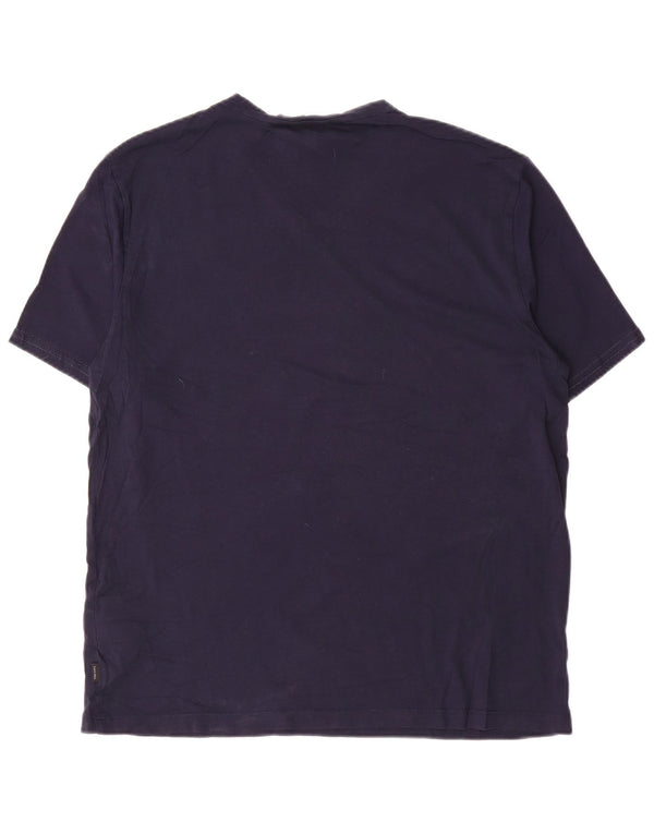 CALVIN KLEIN Camiseta Hombre Top Grande Azul Marino Algodón