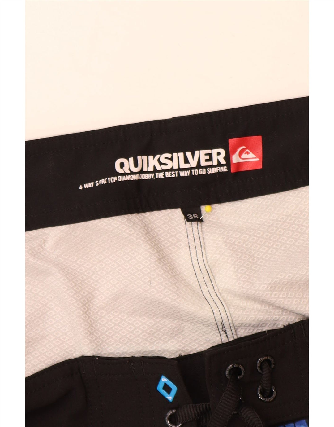 Bañador Quiksilver Hombre Poliéster Geométrico Azul Grande
