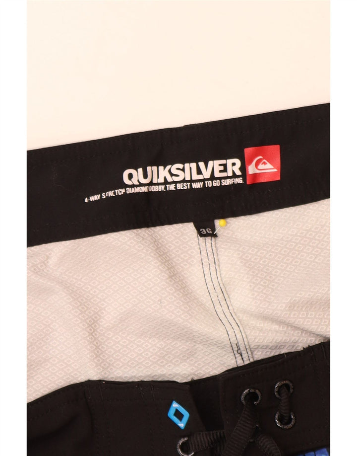 Bañador Quiksilver Hombre Poliéster Geométrico Azul Grande