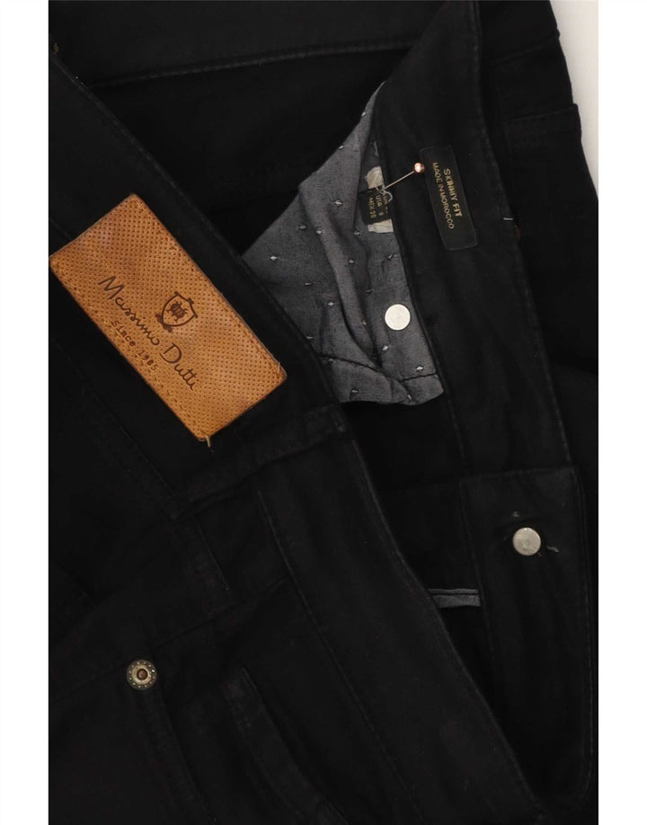 Massimo Dutti Vaqueros Pitillo Mujer EU 40 Medium W30 L29 Negro