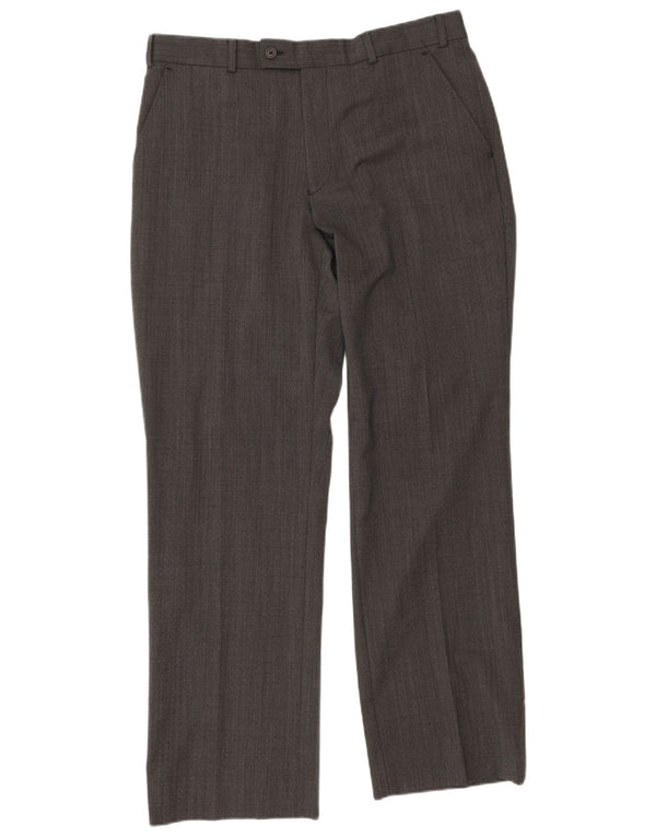 Pantalones de traje rectos para hombre de Ted Baker W34 L31 Gris