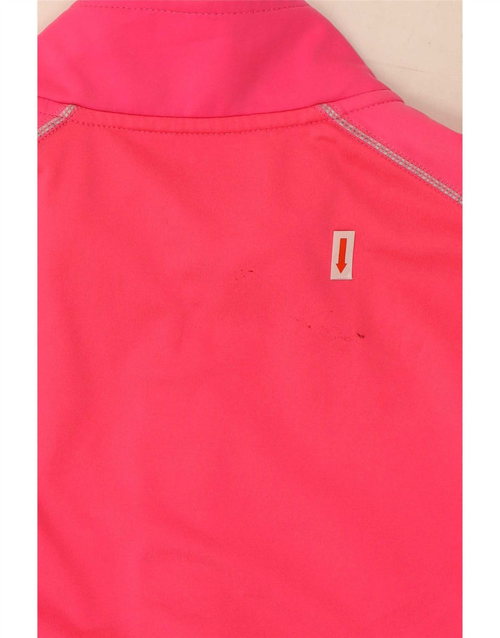 Asics - Chaqueta de chándal gráfica para mujer, talla 12, color rosa mediano