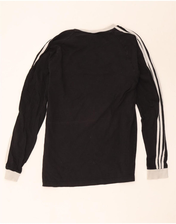 ADIDAS Hombre Top Manga Larga Grande Algodón Negro