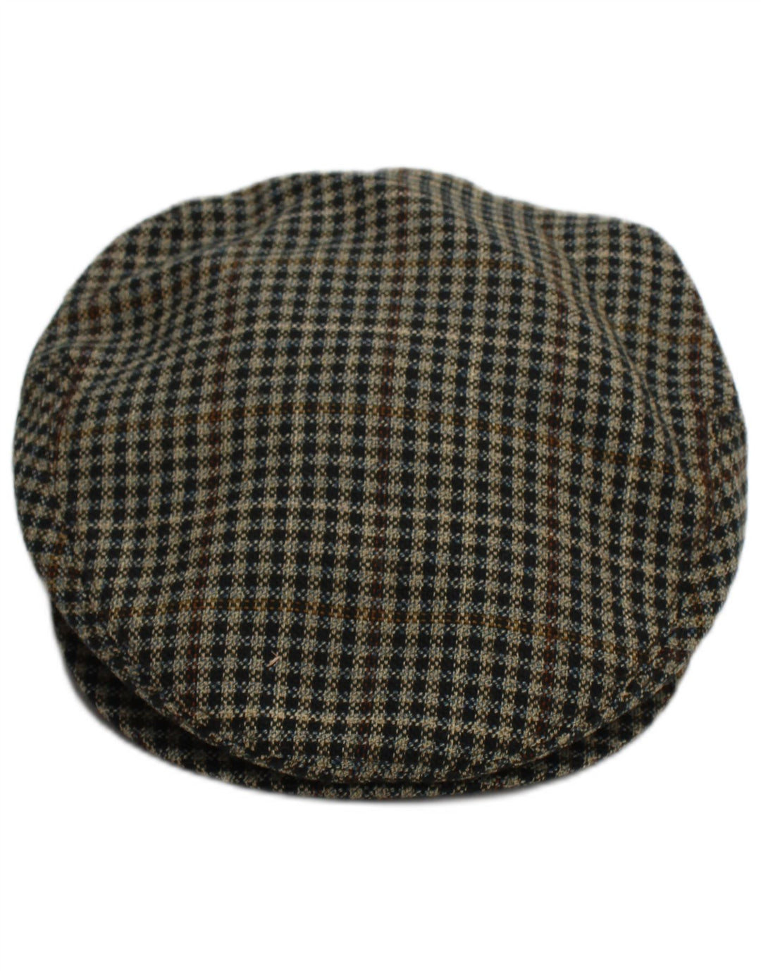 Barbisio Gorra Plana Hombre Marrón Medio Pata De Gallo Clásica
