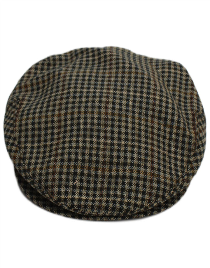 Barbisio Gorra Plana Hombre Marrón Medio Pata De Gallo Clásica
