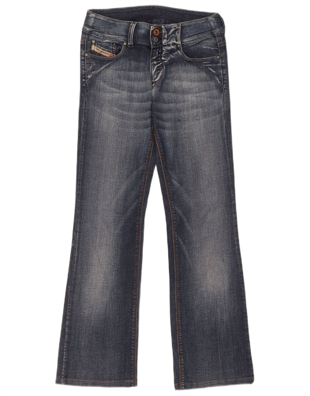 Vaqueros Bootcut Mujer Diesel W27 L29 Algodón Azul