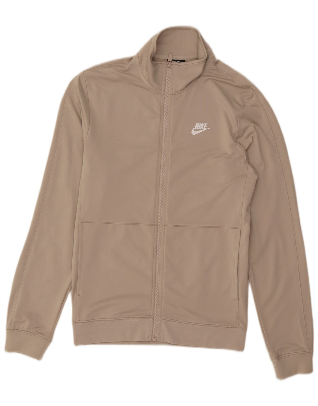 Chaqueta Nike Hombre Chándal Top XS Beige Poliéster