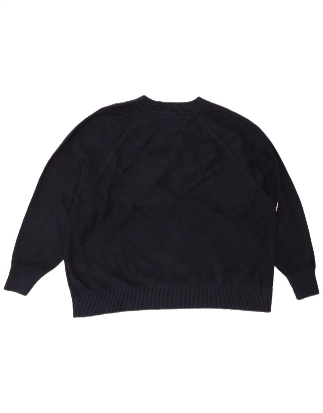 TOMMY HILFIGER Jersey con cuello barco para mujer IT 48 XL Azul marino