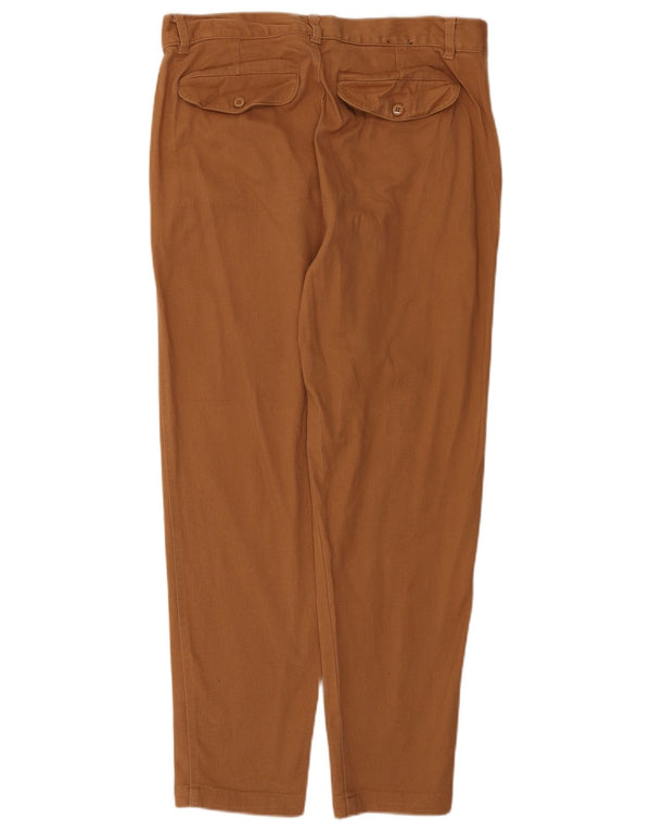Pantalones chinos rectos para hombre French Connection W32 L27 Algodón marrón