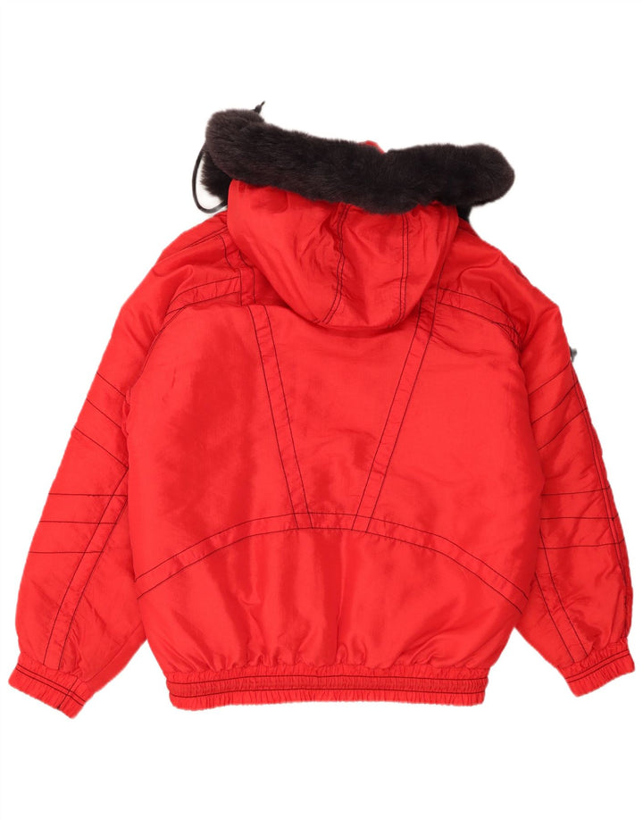 C & A Chaqueta acolchada extragrande con capucha para mujer EU 36 Small Red Polyamide