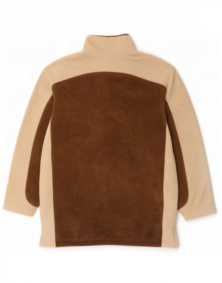 Asics - Chaqueta polar para hombre, talla 36, color marrón pequeño