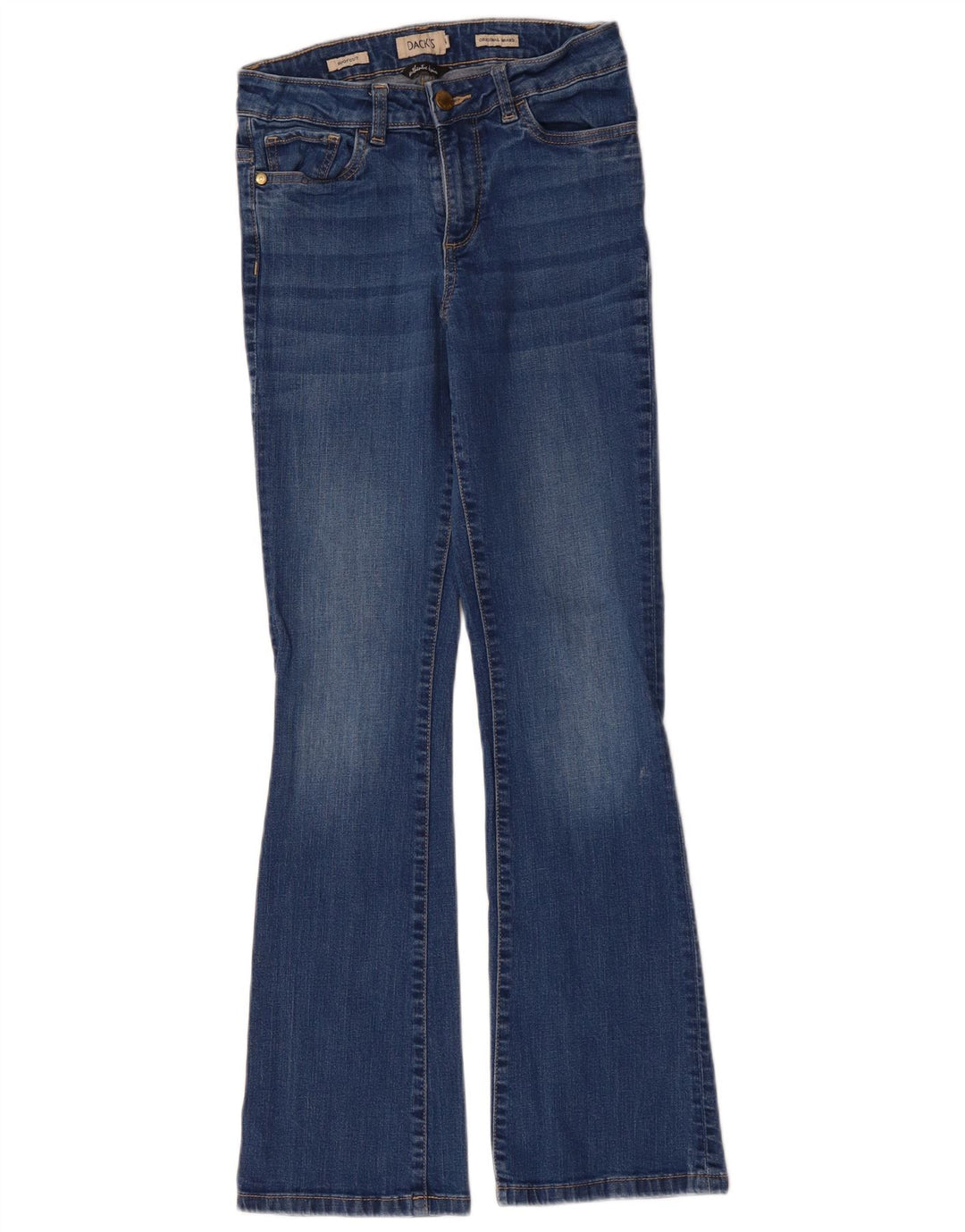 Dack's Jeans Bootcut para Mujer IT 44 Medium W28 L30 Algodón Azul