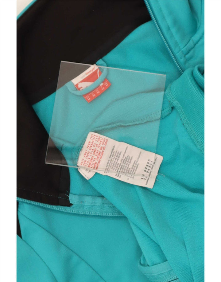 Puma - Chaqueta de chándal para mujer, talla 40, talla mediana, color turquesa
