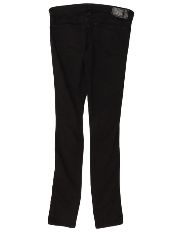 Diesel Womens Skinzee-Low Low Waist Super Slim Skinny Jeans W27 L32 Black