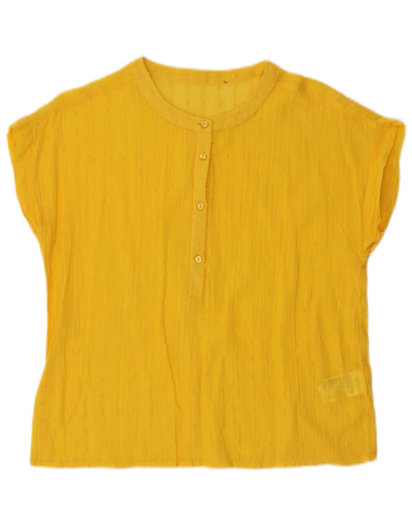 OVS Blusa para mujer Top UK 46 Large Amarillo Algodón