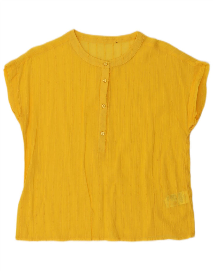 OVS Blusa para mujer Top UK 46 Large Amarillo Algodón