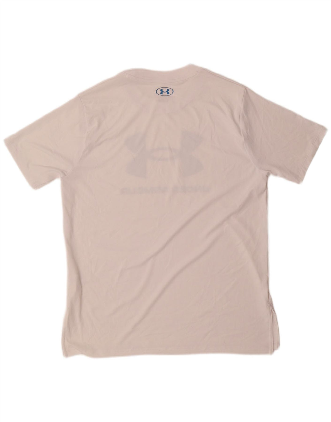 Under Armour Camiseta gráfica para hombre Top medio poliéster blanco