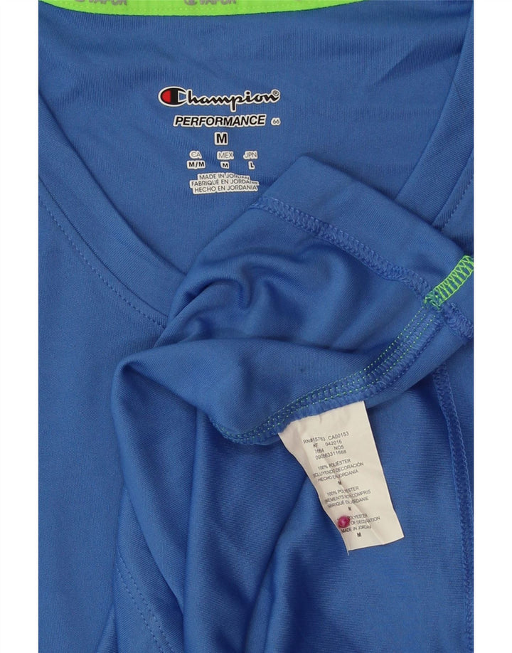 CHAMPION Camiseta para mujer Top UK 44 Poliéster azul medio