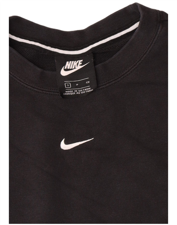 Nike - Sudadera de gran tamaño con gráfico para mujer, talla 10, color negro