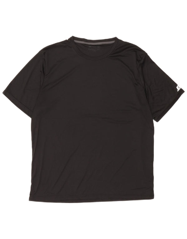 Russell Athletic Camiseta para hombre Top 3XL Negro Poliéster