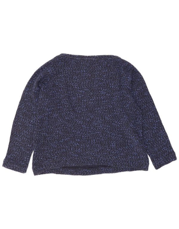 Cos - Jersey extragrande con cuello barco para mujer, talla 40, talla grande, color azul marino
