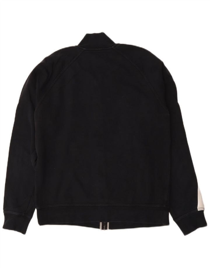 Nike - Chaqueta de chándal para hombre (algodón con bloques de color), color negro mediano