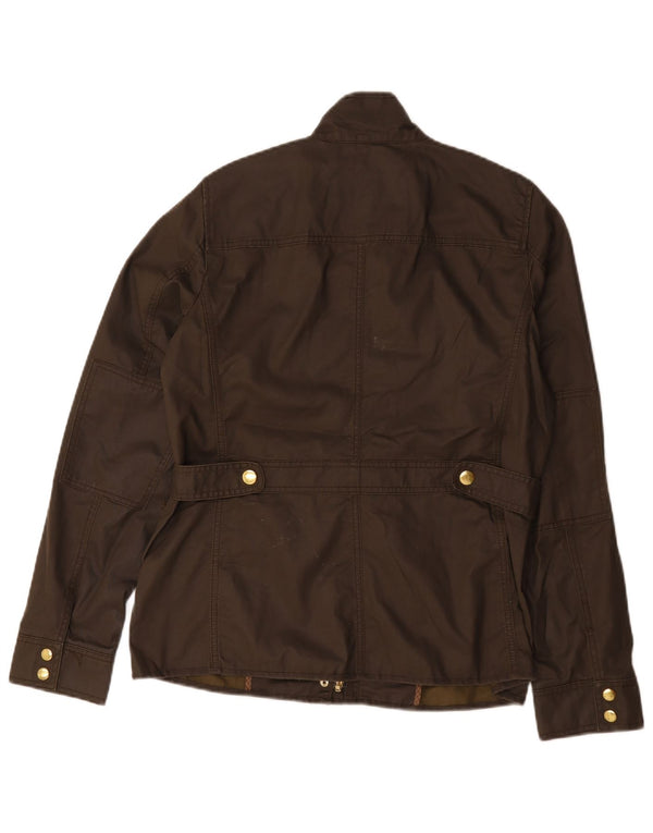 J. Crew Chaqueta utilitaria para mujer UK 44 Algodón marrón medio