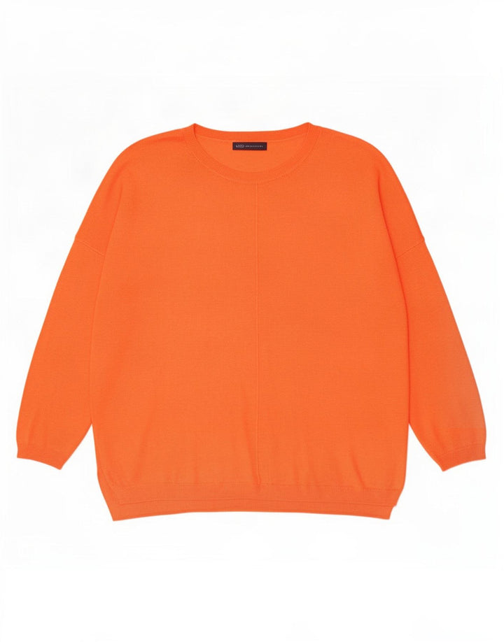 Marks & Spencer Jersey extragrande con cuello redondo para mujer UK 40 XL Naranja