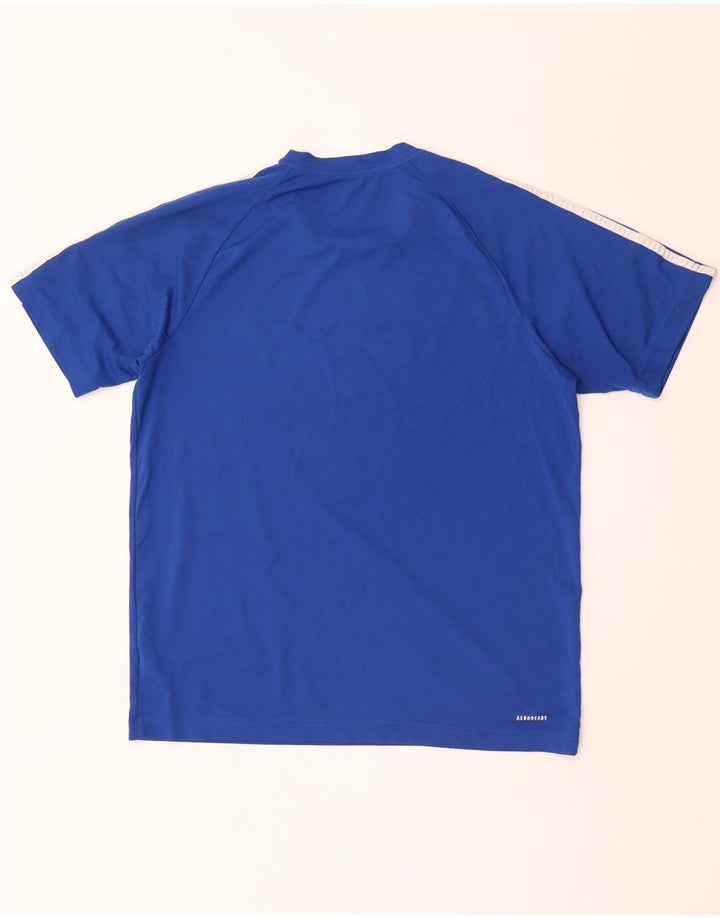 Adidas Hombre Aeroready Camiseta Top Grande Azul Poliéster