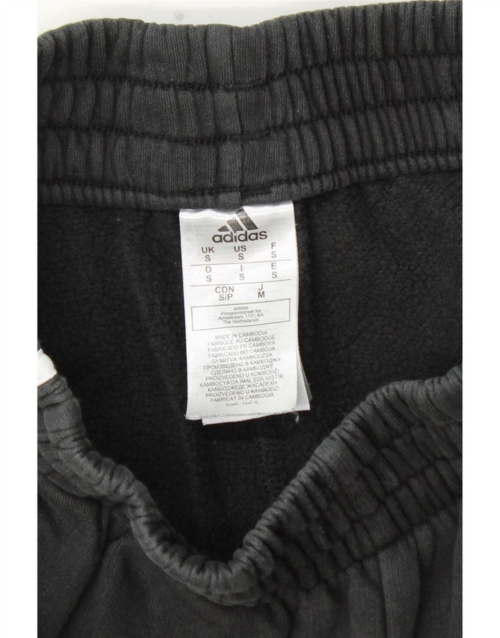 ADIDAS Hombre Chándal Pantalones Joggers Pequeño Algodón Negro