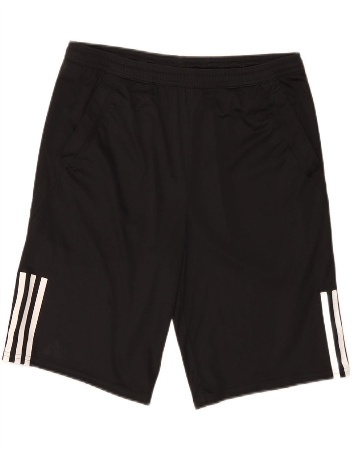 Adidas Pantalón corto deportivo para niño 15-16 años Negro Poliéster