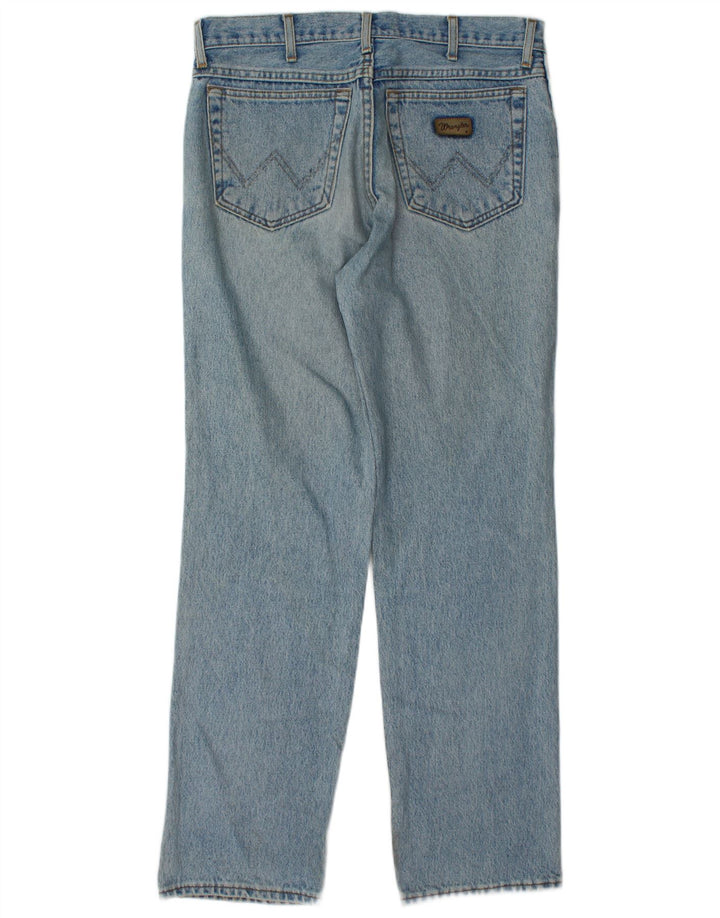 Wrangler Vaqueros rectos Texas para hombre W33 L32 Algodón azul