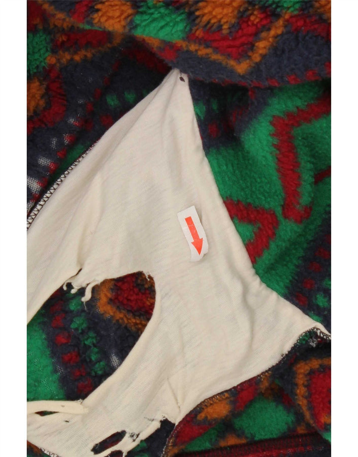 Vintage hombres chaqueta de lana Reino Unido 42 XL multicolor geométrico