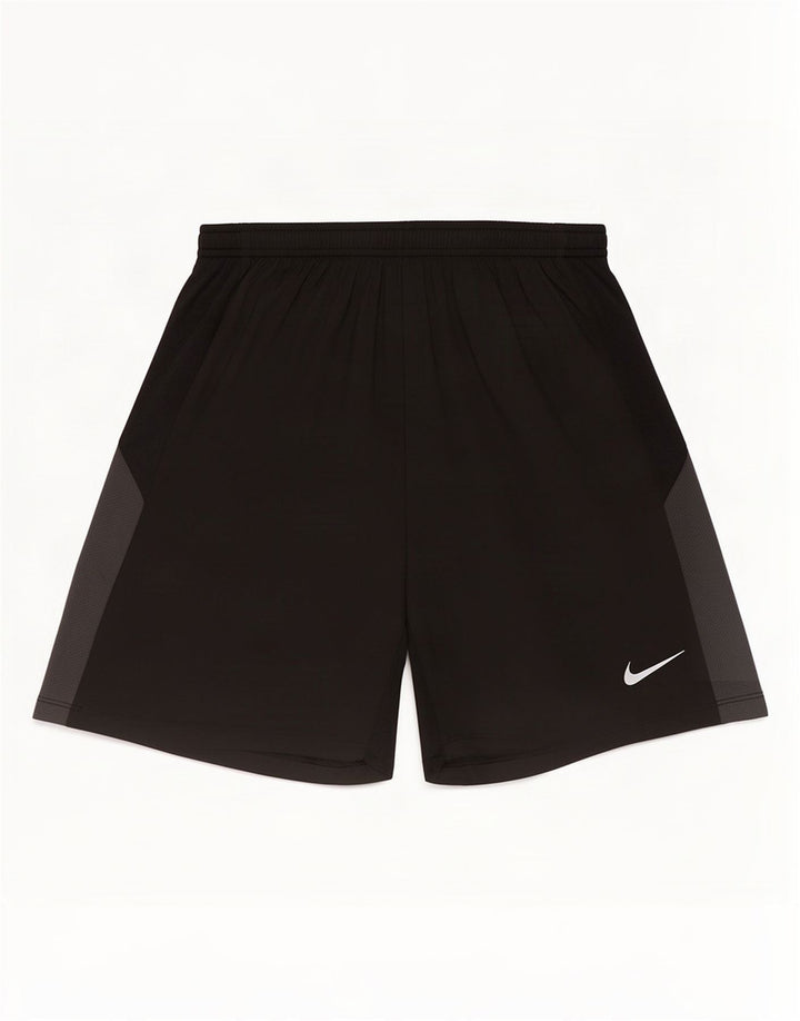 Pantalones cortos deportivos Nike Dri Fit para hombre Poliéster color block negro mediano