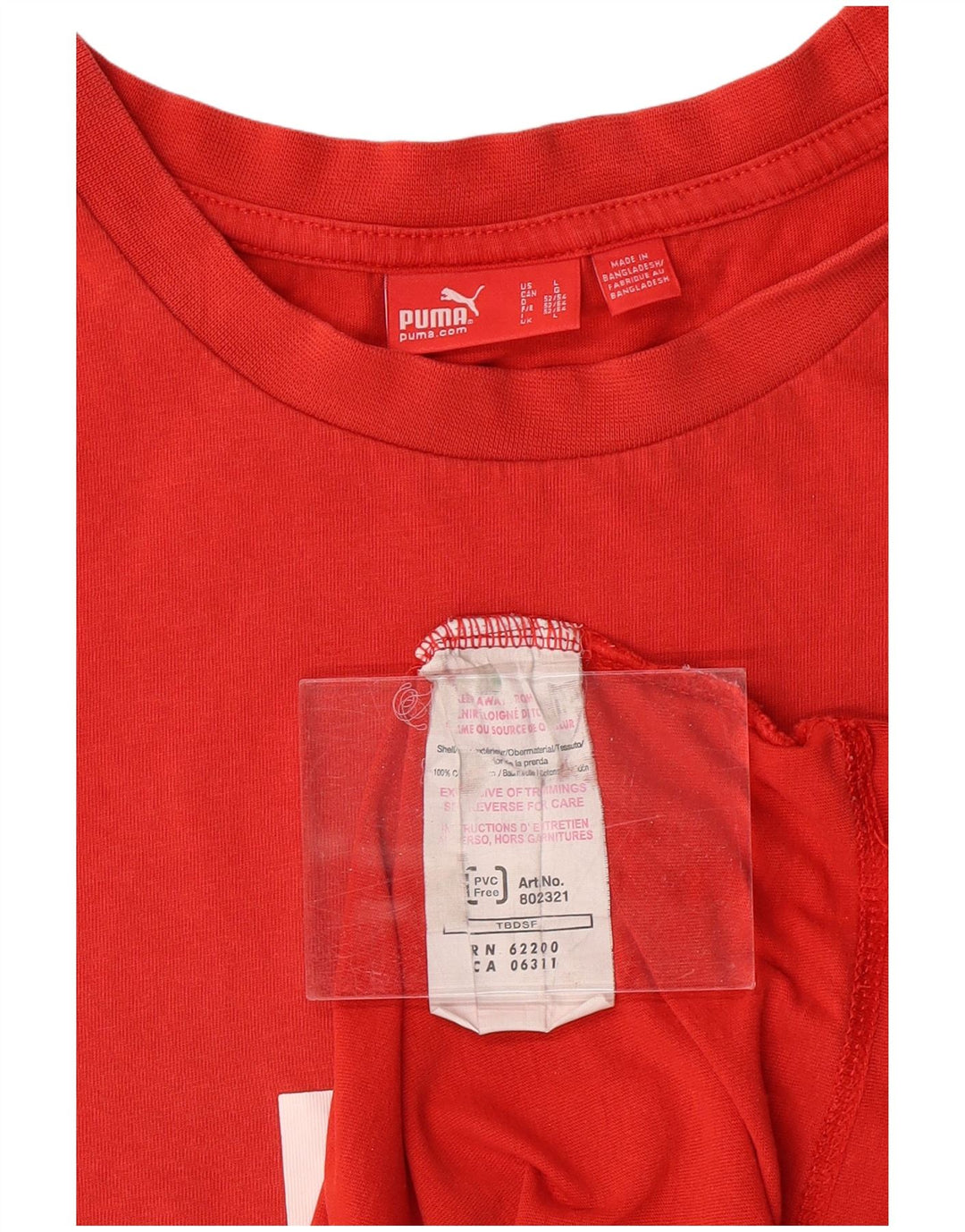 PUMA Camiseta sin mangas con gráfico para hombre, tamaño grande, algodón rojo