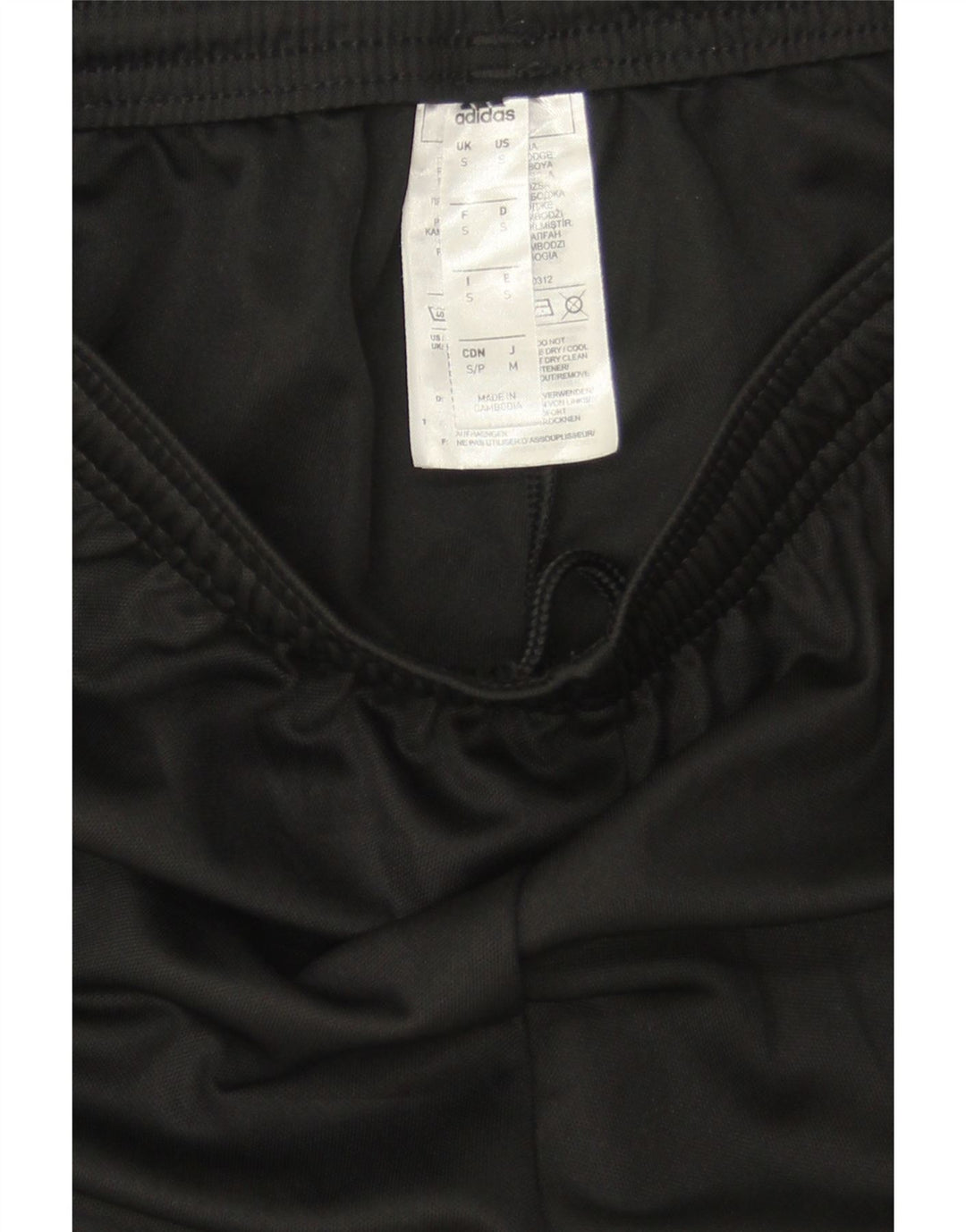 ADIDAS Mujer Aeroready Sport Shorts UK 8 Pequeño Poliéster Negro