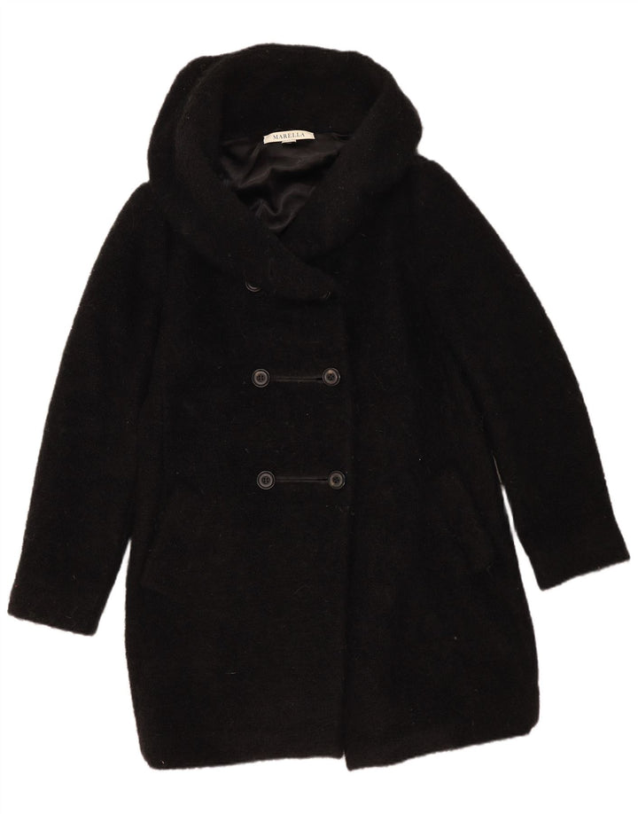 Marella Abrigo para mujer Reino Unido 46 Grande Mohair negro