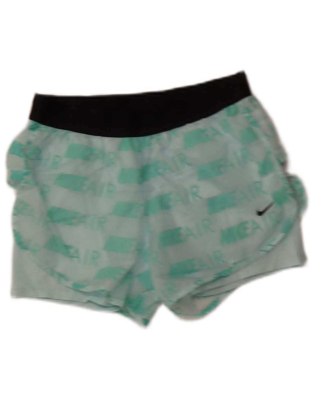 NIKE Pantalones cortos deportivos Air Graphic para mujer UK 40 Poliéster verde medio