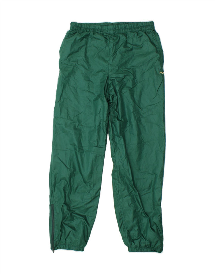 FILA Womens Tracksuit Trousers IT 46 Large Green Polyester Vintage Fila and Second-Hand Fila from Messina Hembry 