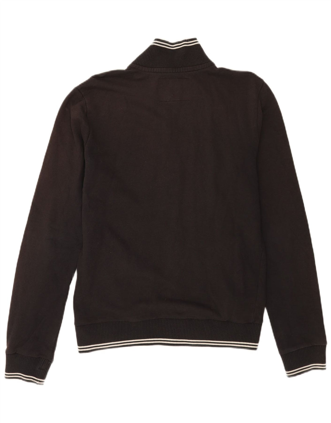 Woolrich Hombre Chándal Top Chaqueta Mediana Algodón Negro