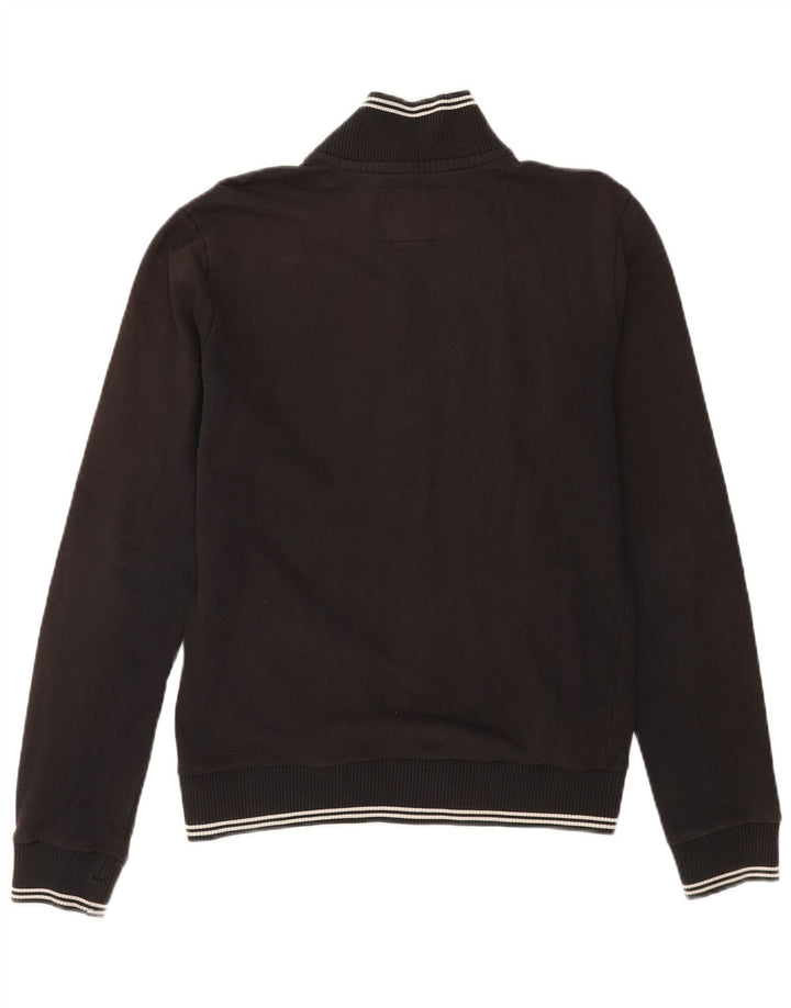 Woolrich Hombre Chándal Top Chaqueta Mediana Algodón Negro