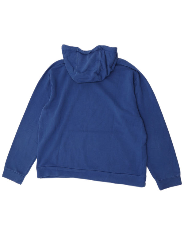 Puma Hombre Sudadera Con Capucha Gráfica Jersey Grande De Algodón Azul