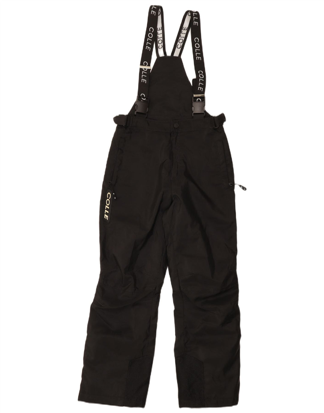 COLLE Pantalones de esquí con peto gráfico para niños 11-12 años Negro