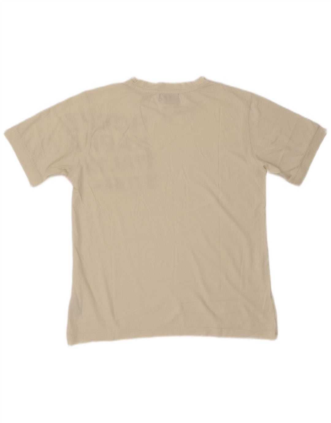 Kappa Hombre Camiseta Gráfica Top Medium Off White Algodón