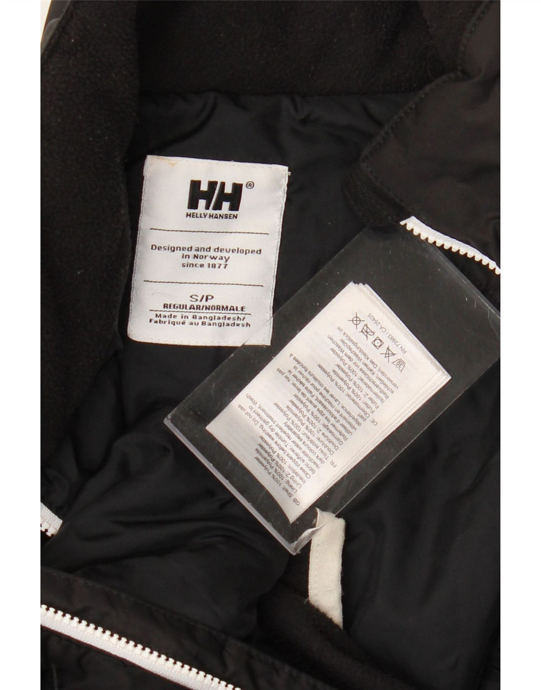 Helly Hansen Chaqueta acolchada para mujer UK 40 Small Negro Colorblock Poliéster