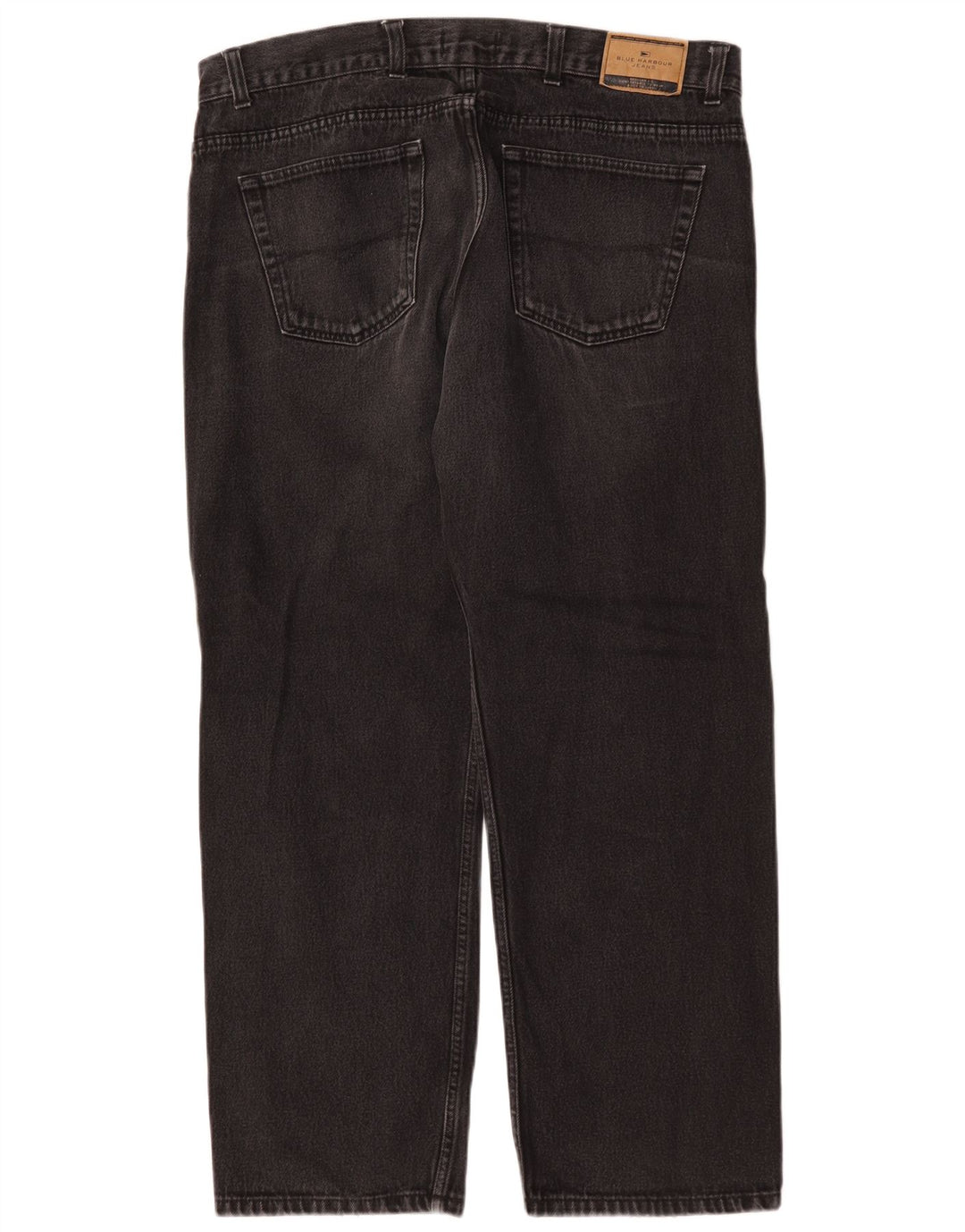 Marks & Spencer Vaqueros rectos azules Harbor para hombre W40 L29 Algodón negro
