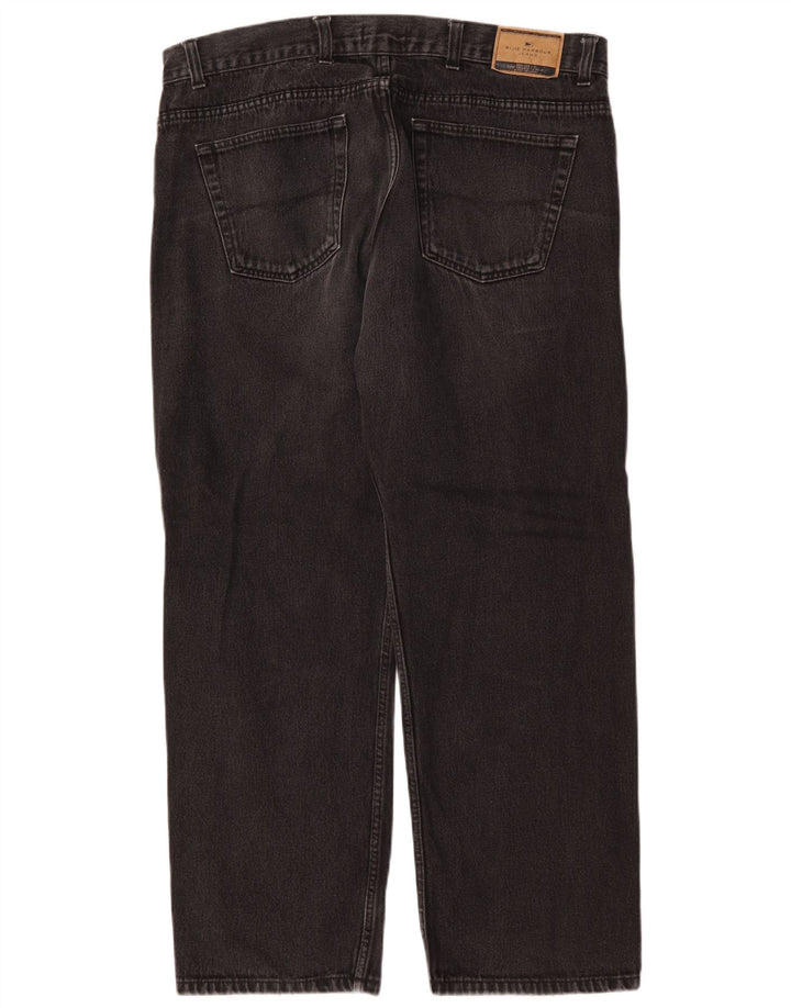 Marks & Spencer Vaqueros rectos azules Harbor para hombre W40 L29 Algodón negro