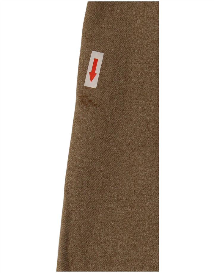 Marks & Spencer Pantalón chino recto para hombre W32 L31 Poliéster beige
