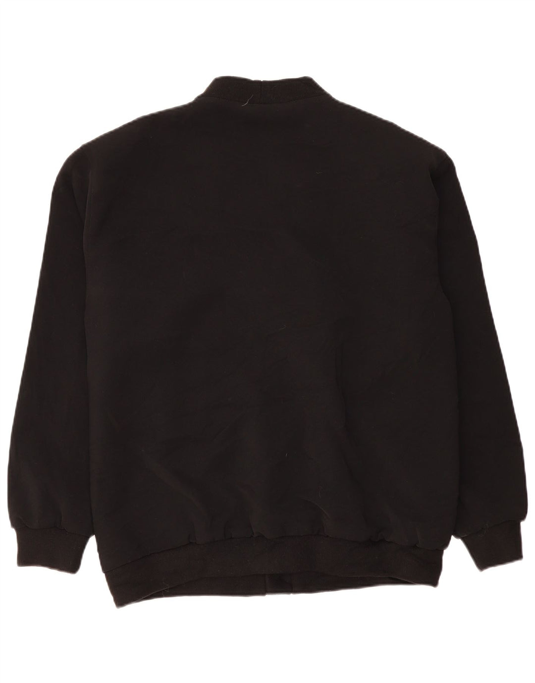 VINTAGE Chaqueta Bomber para Hombre Reino Unido 42 XL Poliéster Colorblock Negro