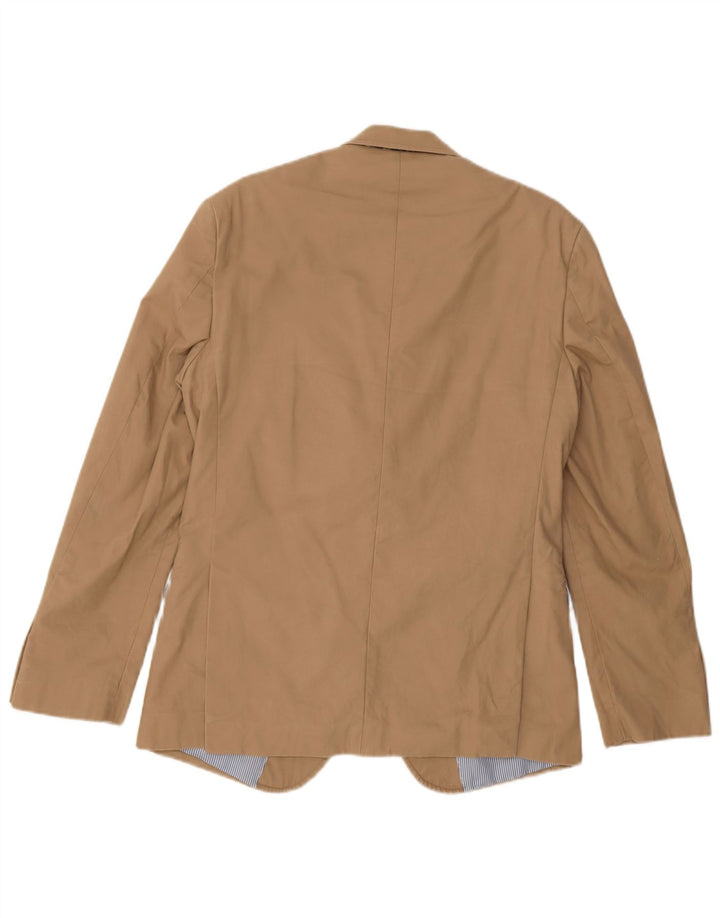 Tommy Hilfiger Chaqueta tipo blazer de 2 botones para hombre UK 38 Algodón beige medio